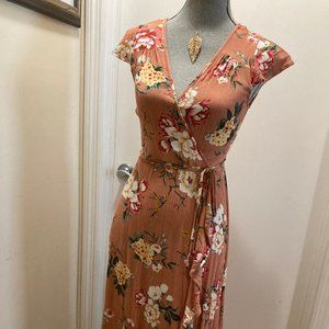 Band of Gypsies Floral Print Dress